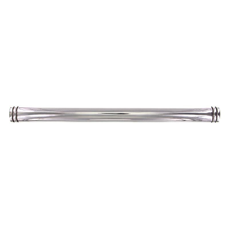 Oversized Subzero Style Pulls Archimedes Handle - 9" Centers in Polished Silver