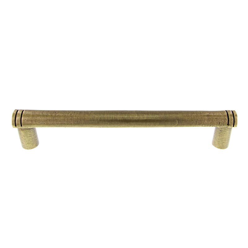 Oversized Subzero Style Pulls Archimedes Handle - 9" Centers in Antique Brass