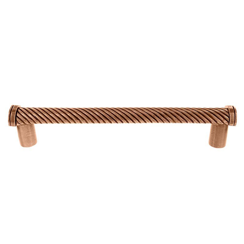 Oversized Subzero Style Pulls Rope Handle - 9" Centers in Antique Copper