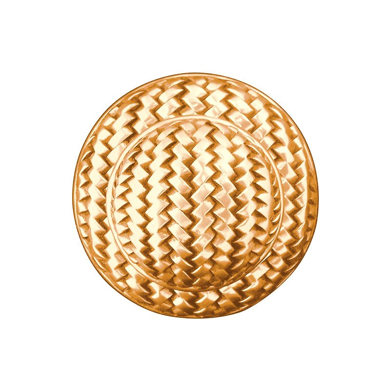 Single Dummy Cestino Door Knob in Polished Gold