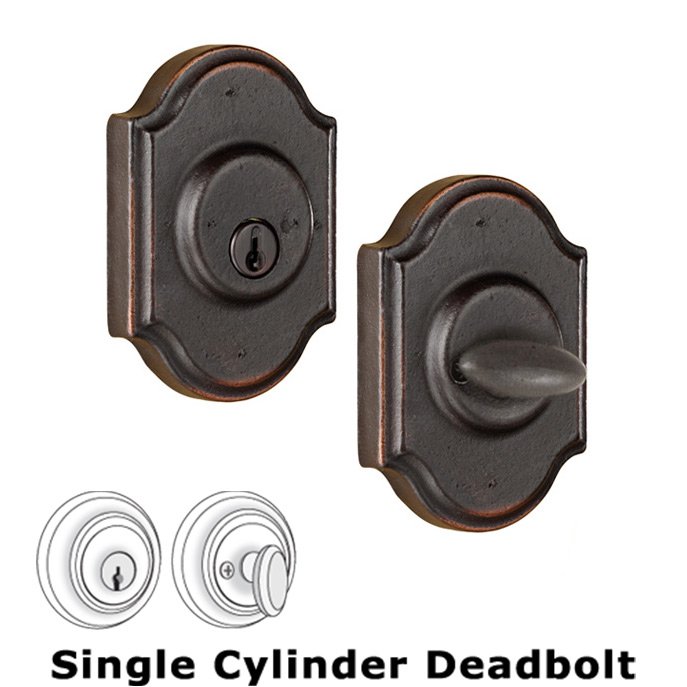 Premiere Single Deadbolt Lock in Oil Rubbed Bronze