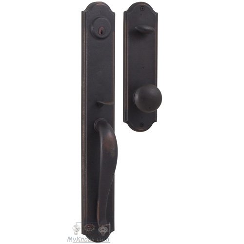 Wiltshire - Single Deadbolt Handleset with Wexford Knob in Oil Rubbed Bronze