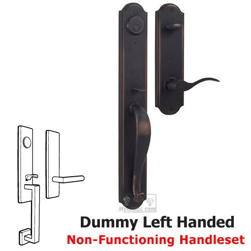 Wiltshire - Left Hand Dummy Handleset with Carlow Lever in Oil Rubbed Bronze