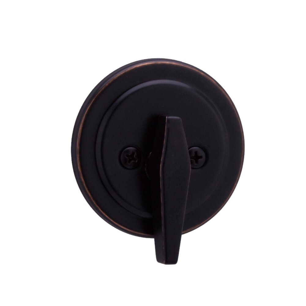 Patio (One-Sided) Deadbolt in Oil Rubbed Bronze