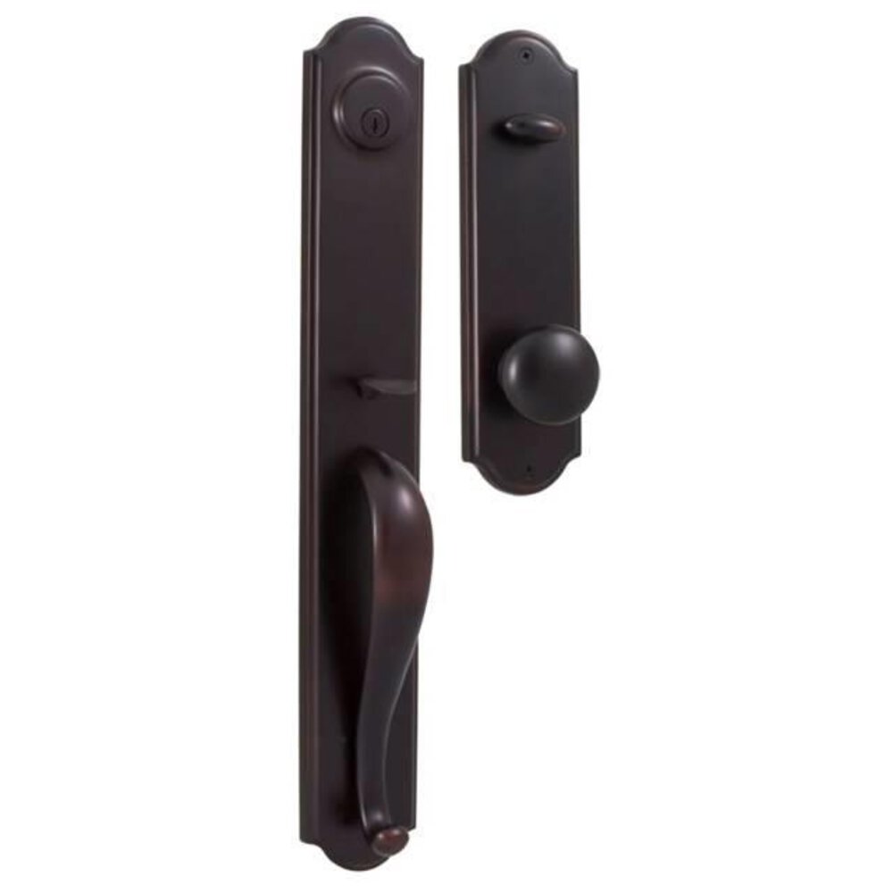 Philbrook - Dummy Handleset with Impresa Knob in Oil Rubbed Bronze