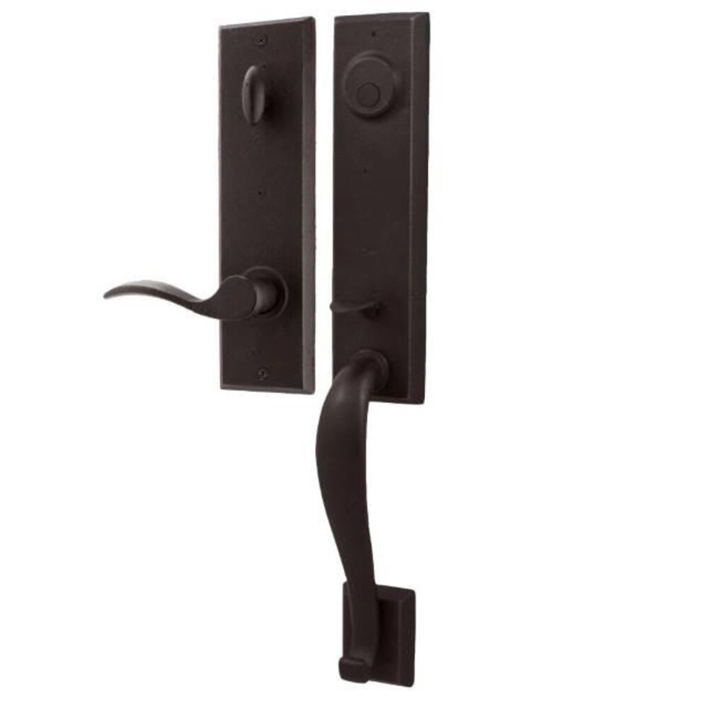 Greystone - Right Hand Dummy Handleset with Carlow Lever in Oil Rubbed Bronze