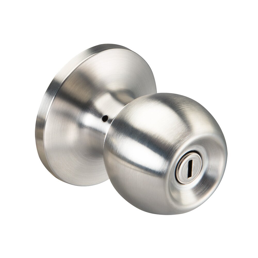Privacy Athens Knob in Stainless Steel