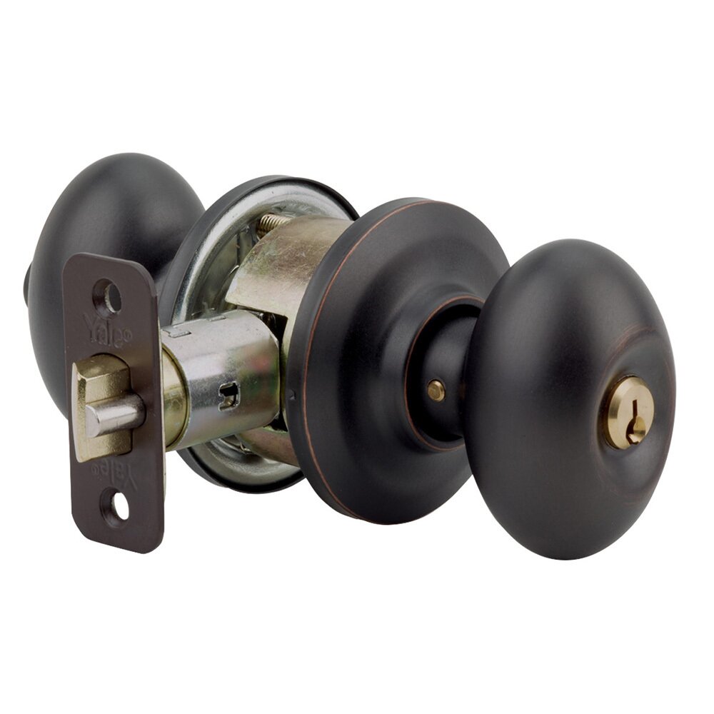 Keyed Dartmouth Knob in Oil Rubbed Bronze
