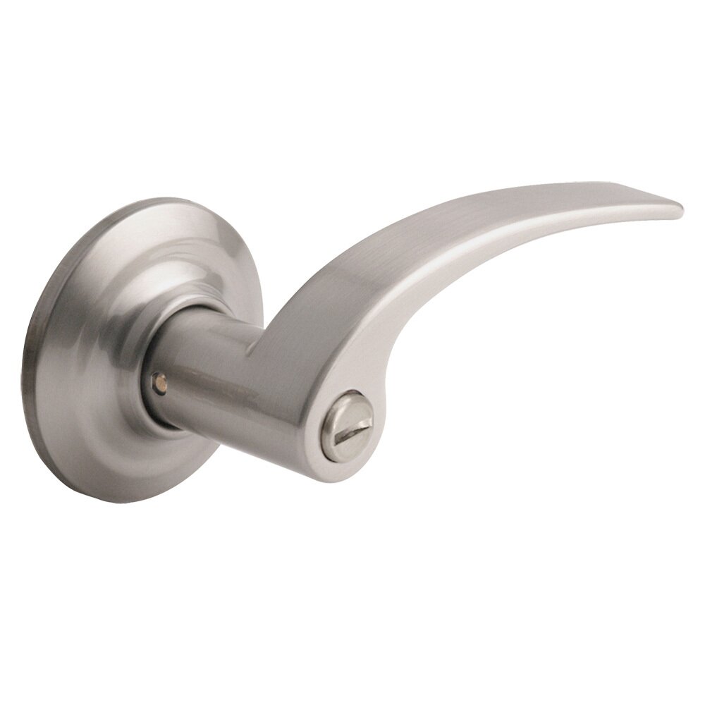 Privacy Milan Right Handed Lever in Satin Nickel
