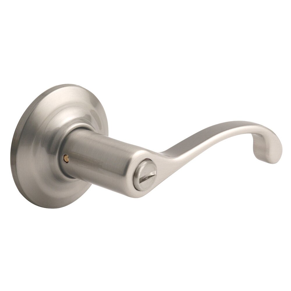 Privacy McClure Left Handed Lever in Satin Nickel
