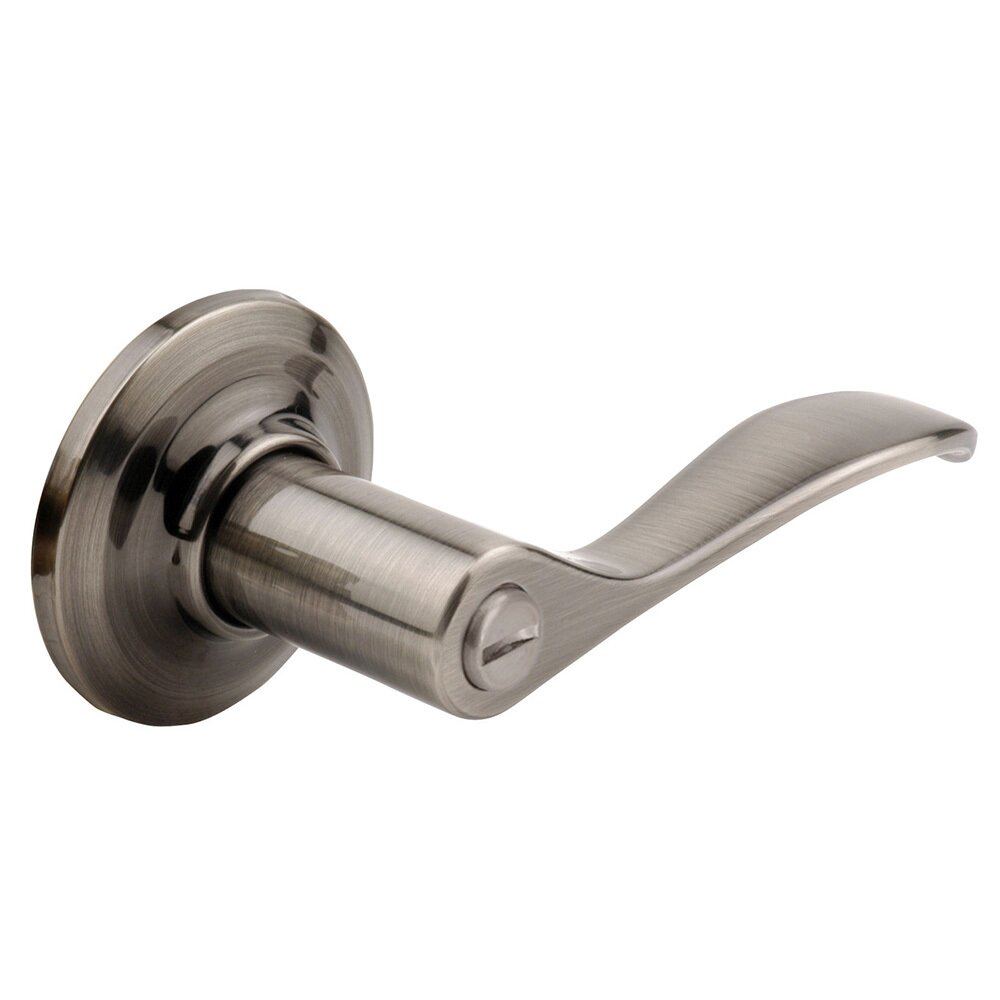 Privacy Norwood Lever in Antique Nickel