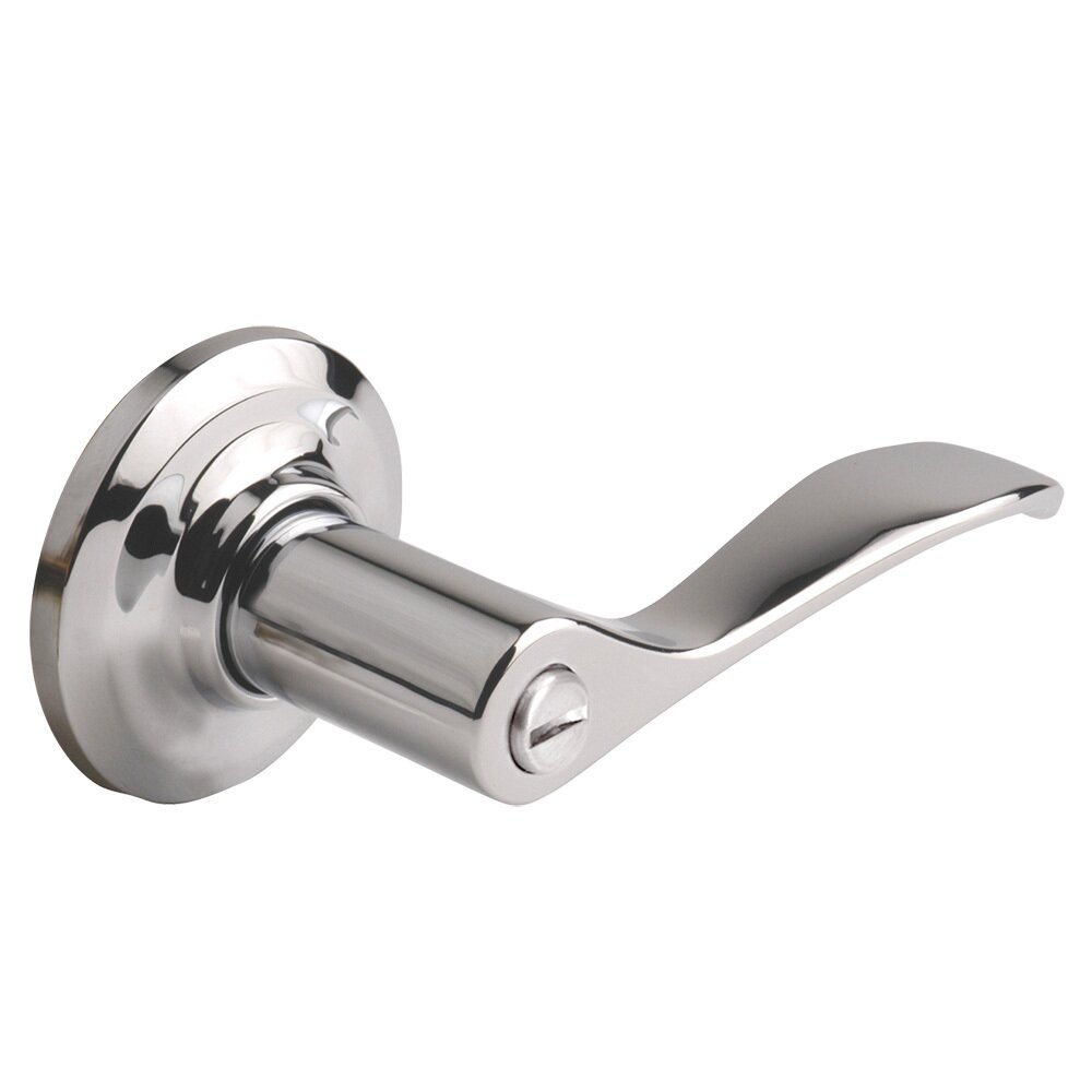 Privacy Norwood Lever in Polished Chrome