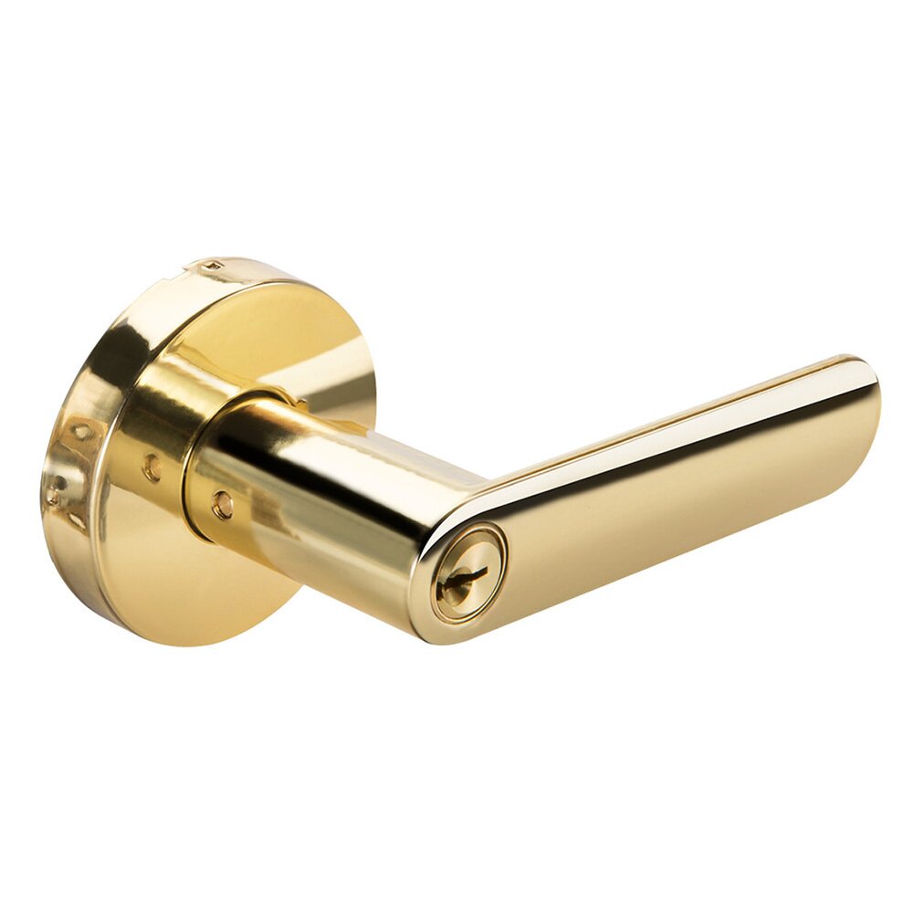 Keyed Kincaid Lever in Polished Brass