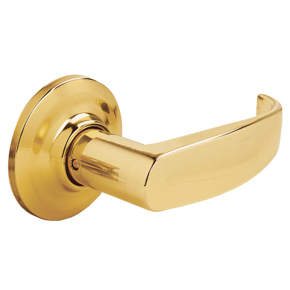 Single Dummy Pacific Beach Lever in Polished Brass