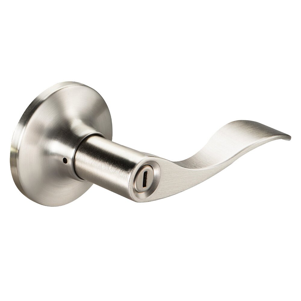 Privacy Keowee Right Handed Lever in Satin Nickel
