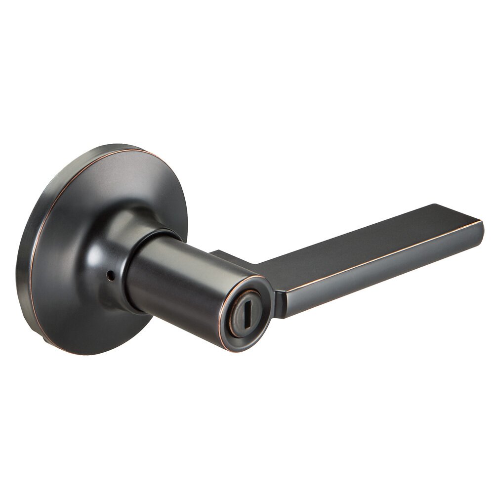 Privacy Seabrook Lever in Oil Rubbed Bronze