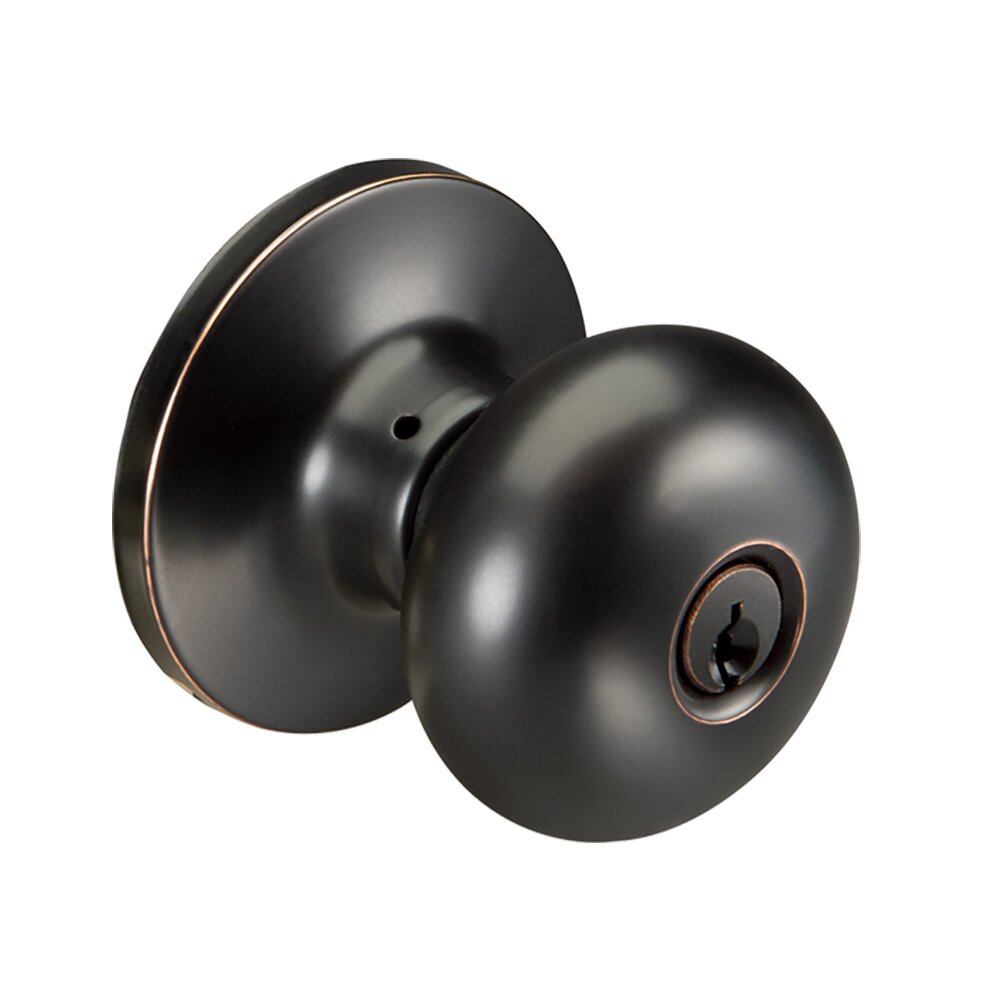 Keyed Sinclair Knob in Oil Rubbed Bronze