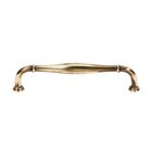 Solid Brass 10" Centers Traditional Oversized Pull in Polished Antique
