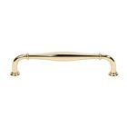 Solid Brass 10" Centers Traditional Oversized Pull in Polished Brass