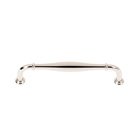 Solid Brass 8" Centers Traditional Oversized Pull in Polished Nickel