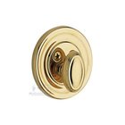 Patio (One-Sided) Deadbolt for Patio (One-Sided) Doors in Lifetime PVD Polished Brass