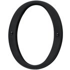 #0 House Number in Satin Black