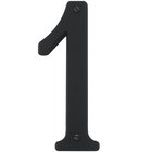 #1 House Number in Satin Black