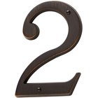 #2 House Number in Venetian Bronze