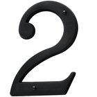 #2 House Number in Satin Black