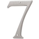 #7 House Number in Lifetime PVD Satin Nickel