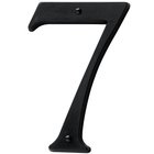 #7 House Number in Satin Black