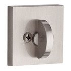 Patio (One-Sided) Square Deadbolt in Satin Nickel