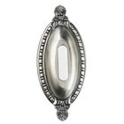 Surface Mount Oval Ornate Door Bell in Antique Pewter