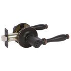 Entry Silona Lever in Edged Oil Rubbed Bronze