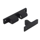 Solid Brass 1.8" x 0.3" Ball Tension Catch in Paint Black
