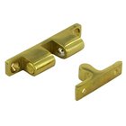 Solid Brass 1.8" x 0.3" Ball Tension Catch in Polished Brass