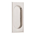 4" (102mm) Rectangular Recessed Pull in Lifetime Polished Nickel