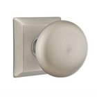 Passage Providence Door Knob With Quincy Rose in Pewter