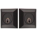 Quincy Double Cylinder Deadbolt in Flat Black