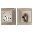 Quincy Single Cylinder Deadbolt in Pewter