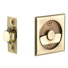 Tubular Square Privacy Pocket Door Lock in French Antique