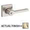 Baldwin Hardware - Contemporary Square Door Lever with Square Rose