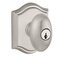 Baldwin Reserve - Ellipse Door Knob with Traditional Arch Rose
