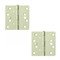Deltana - Steel Hinges - 4"x 4"x 1/4"x Square Hinge (SOLD AS A PAIR) (SOLD AS A PAIR)