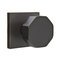 Emtek Hardware - Brass Modern - Octagon Door Knob With Square Rosette