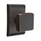Emtek Hardware - Brass Modern - Square Door Knob With Neos Rosette
