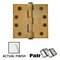 4" X 4" Square Steel Heavy Duty Hinge (Sold In Pairs)