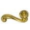 Door Levers by Omnia - Traditions Wave Lever with Small Radial Rosette