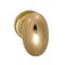 Door Levers by Omnia - Traditions Classic Egg Door Knob with Small Radial Rosette