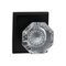 Omnia - Prodigy Door Hardware - Glass Knob with Rectangle Rose